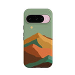Endless Peaks | Colorblock Mountain Google Pixel Case Google Pixel Case Casetry Essential + MagSafe® Google Pixel 10 