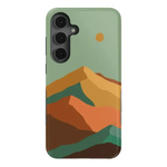 Endless Peaks | Colorblock Mountain Samsung Case Samsung Case Casetry Bold Flex + MagSafe® Galaxy S25 Plus 
