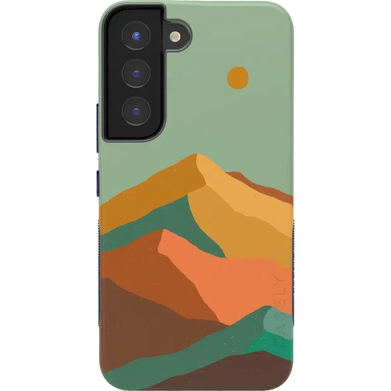 Endless Peaks | Colorblock Mountain Samsung Case Samsung Case get.casely Bold Galaxy S22 
