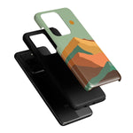 Endless Peaks | Colorblock Mountain Samsung Case Samsung Case Casetry 