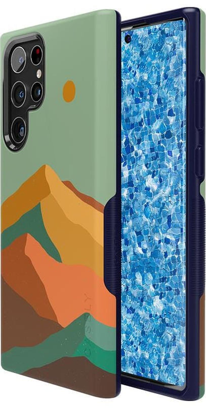Endless Peaks | Colorblock Mountain Samsung Case Samsung Case get.casely 