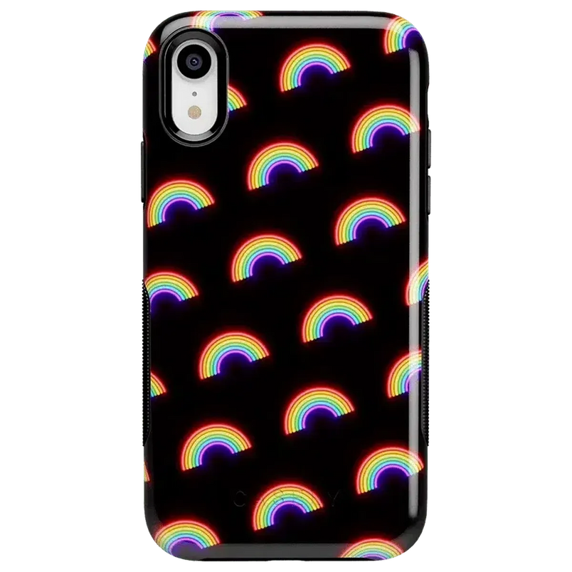 Endless Rainbows | LED Print iPhone Case iPhone Case get.casely Bold iPhone XR 