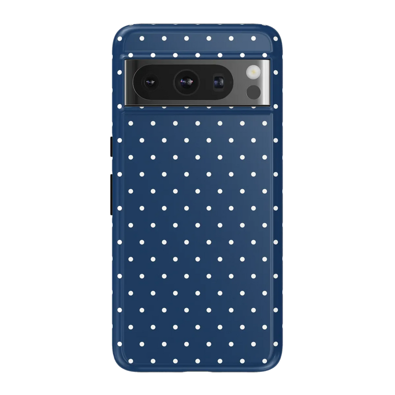 On the Dot | Navy Polka Dot Case