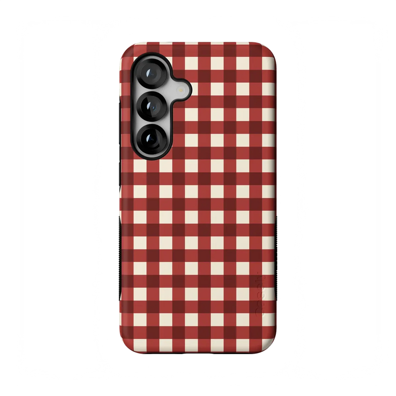 Checked Twice | Red Plaid Case
