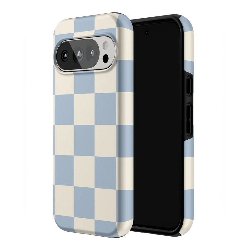 Fit Check | Light Blue Checkerboard Case