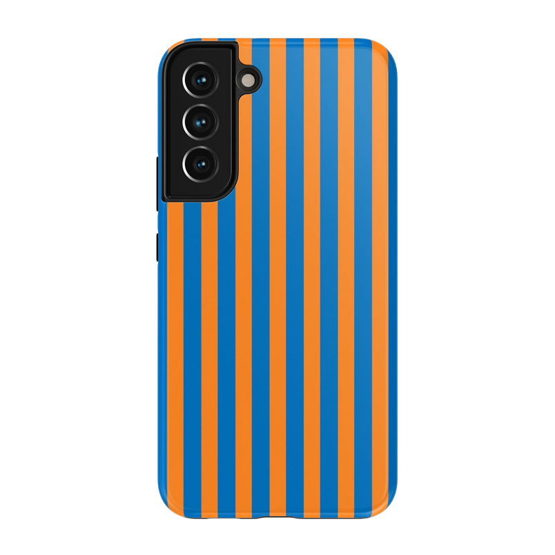 Go New York | Blue & Orange Stripes Case - Galaxy S22 Plus