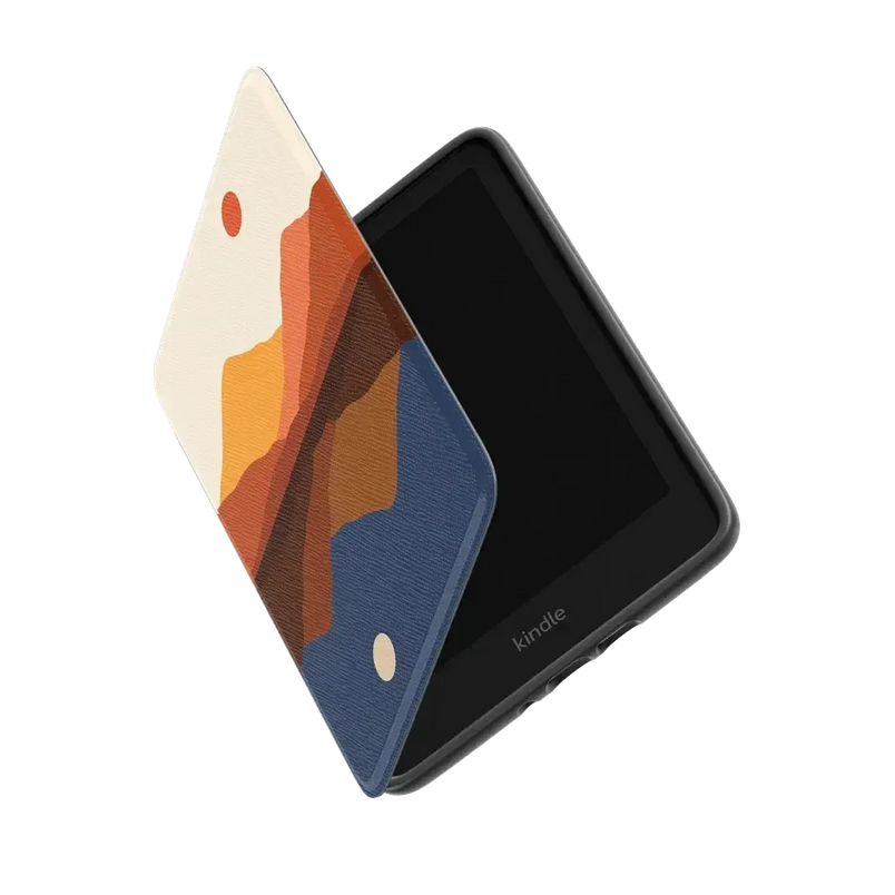 Opposites Attract | Day & Night Colorblock Mountains Kindle Case