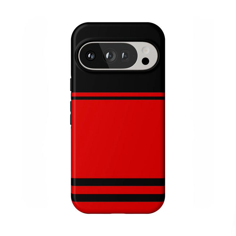 Go Canes | Black & Red Striped Case - Google Pixel 7 Pro