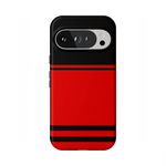 Go Canes | Black & Red Striped Case - Google Pixel 7 Pro