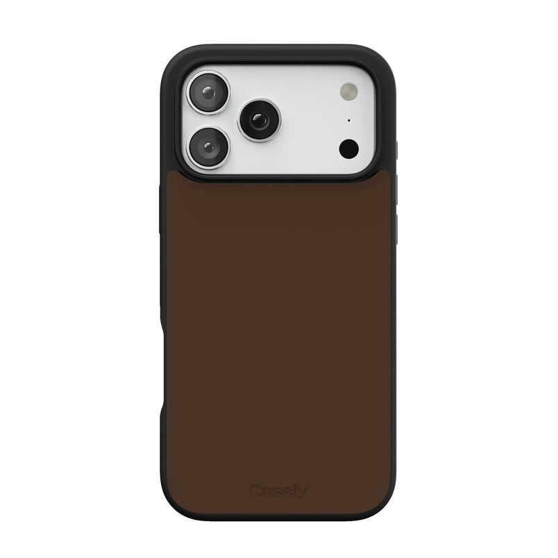 Espresso Brown | The Boyfriend Collection Phone Case get.casely Align + MagSafe® iPhone 17 Pro Max 