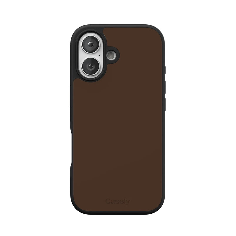 Espresso Brown | The Boyfriend Collection Phone Case get.casely Align + MagSafe® iPhone 17 