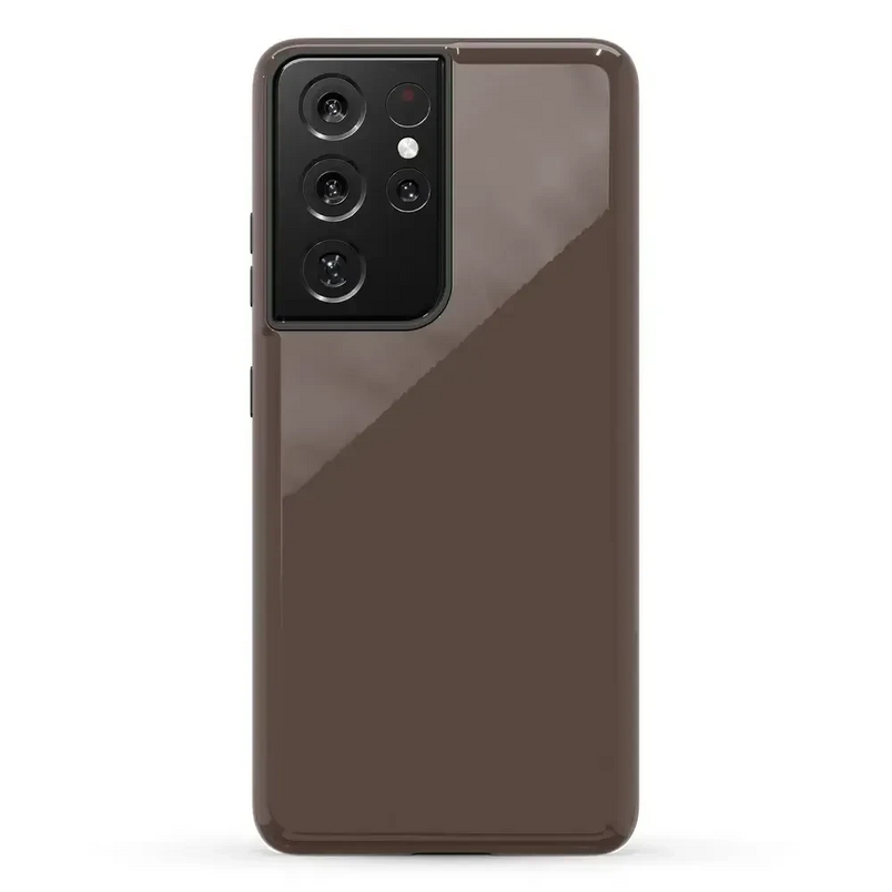 Espresso Brown | The Boyfriend Collection Phone Case get.casely Essential Galaxy S21 Ultra 