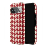 Scarlet Stitch | Red Houndstooth Case