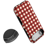 Checked Twice | Red Plaid Case