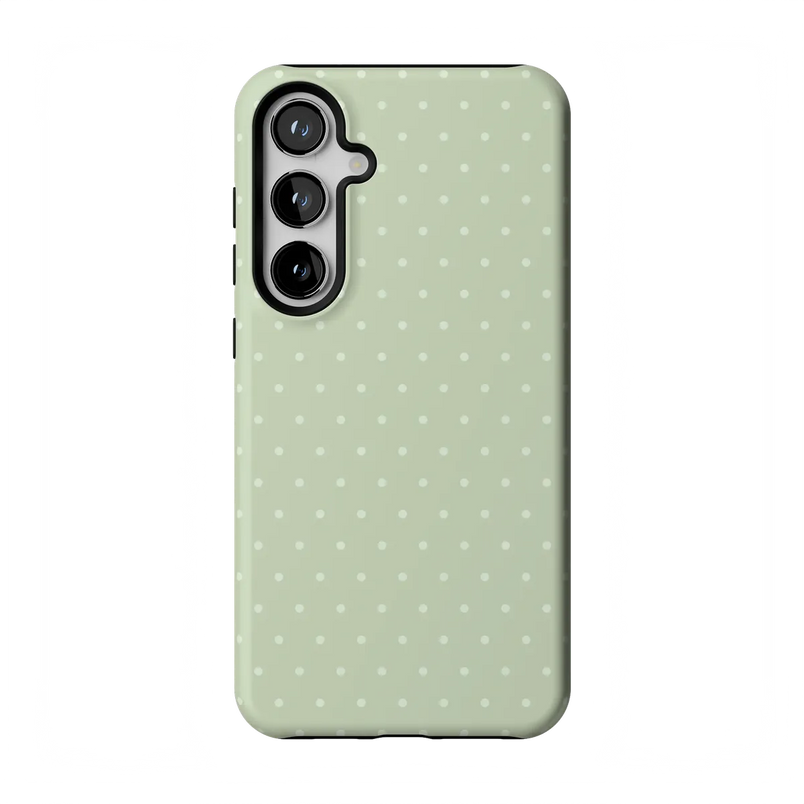 On the Dot | Green Polka Dot Case