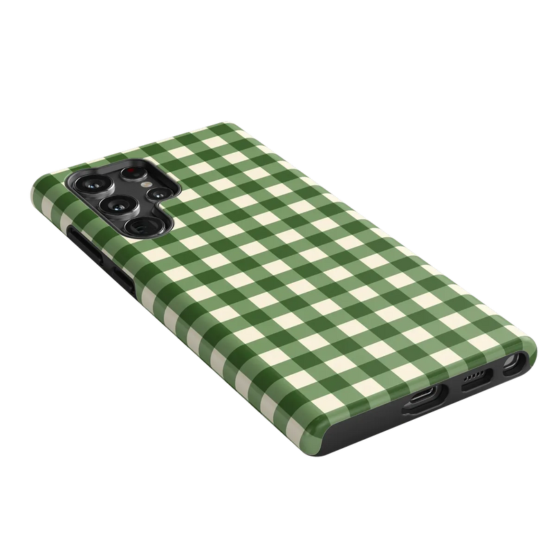 Checked Twice | Green Plaid Case