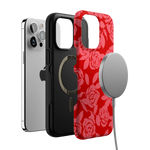 Final Rose | Red & Pink Floral Case