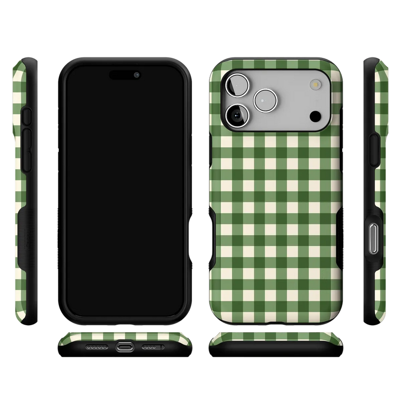 Checked Twice | Green Plaid Case