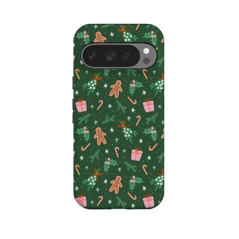 Everything Nice | Gingerbread Case Phone Case Casetry Essential + MagSafe® Google Pixel 10 Pro 