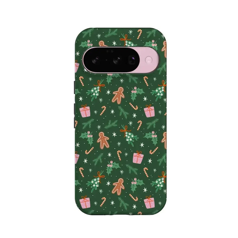 Everything Nice | Gingerbread Case Phone Case Casetry Essential + MagSafe® Google Pixel 10 