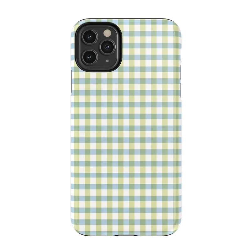 Pastel Picnic | Blue & Green Gingham Case