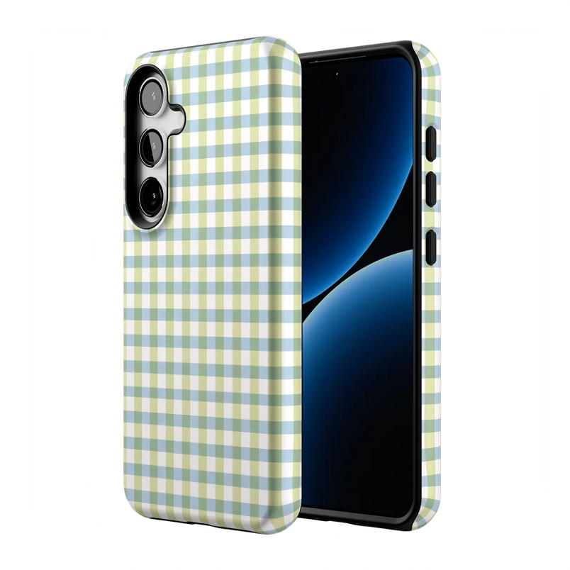 Pastel Picnic | Blue & Green Gingham Case