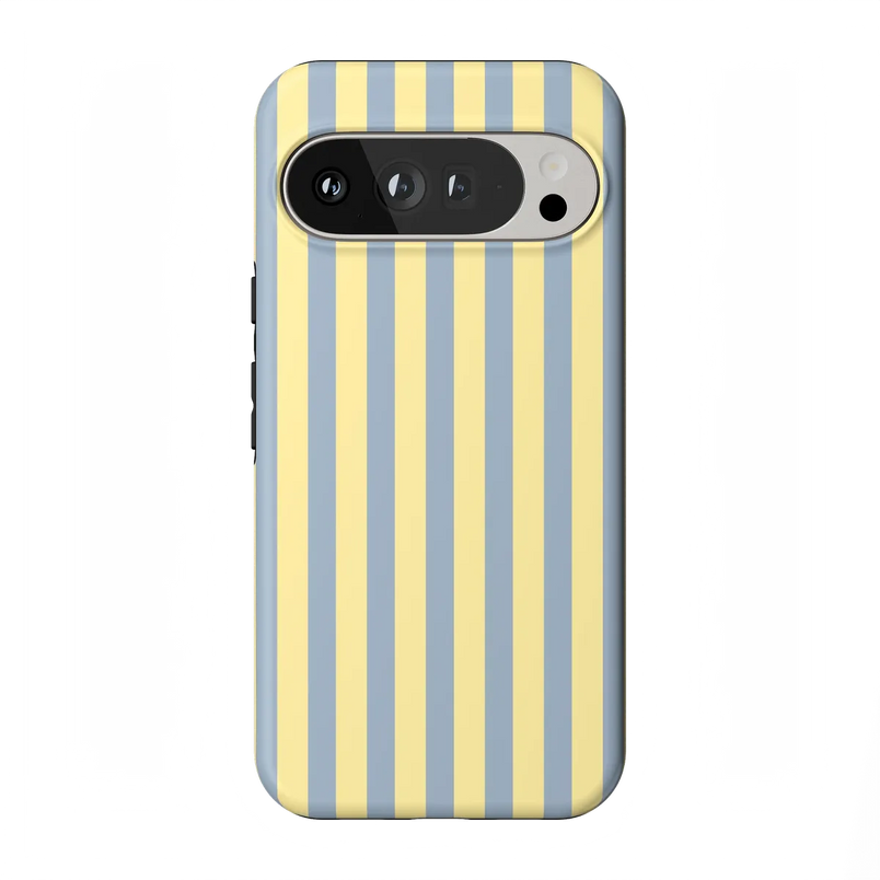 Coastline Stripes | Blue & Yellow Case - Google Pixel 10 Pro XL