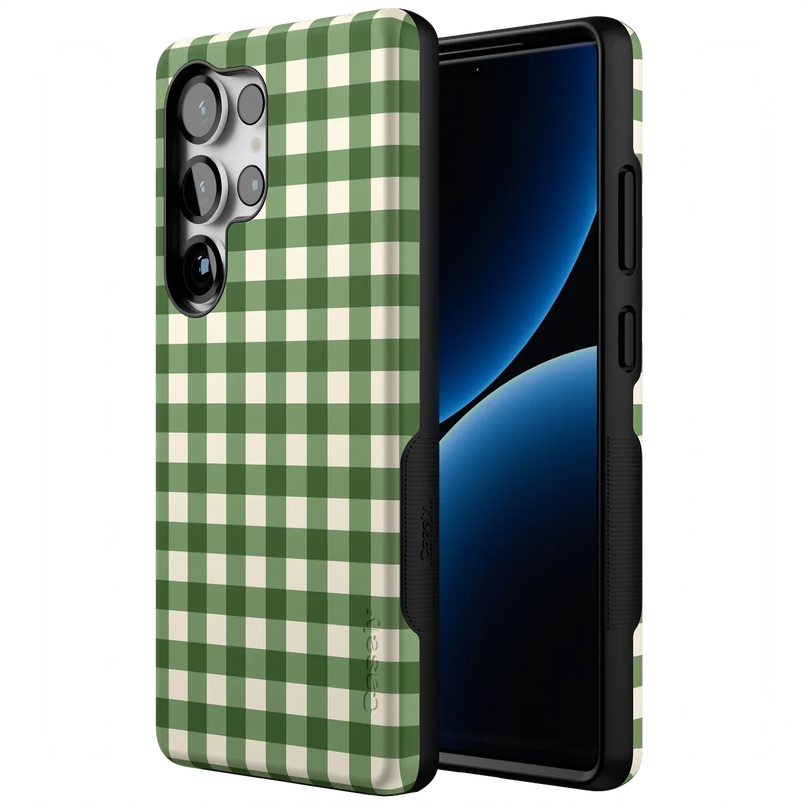 Checked Twice | Green Plaid Case