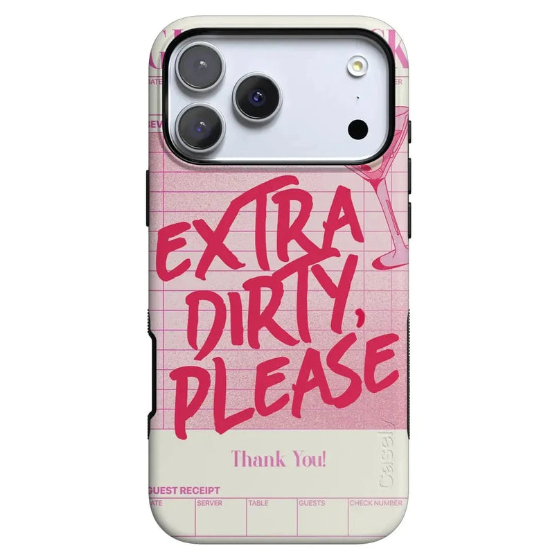 Extra Dirty Please | Fun on Weekdays Case iPhone Case get.casely Bold Flex + MagSafe® iPhone 17 Pro Max 
