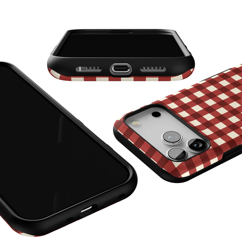 Checked Twice | Red Plaid Case