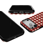 Checked Twice | Red Plaid Case