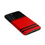 Storm Warning | Black & Red Stripes Case