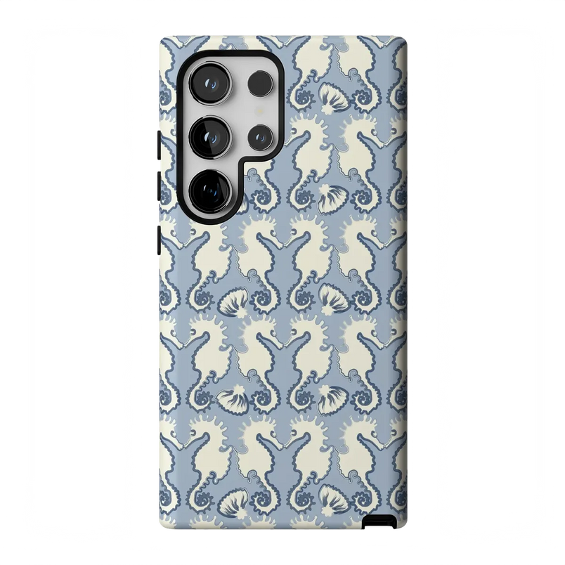 Seahorse Drift | Coastal Blues Case - Galaxy S24 Ultra