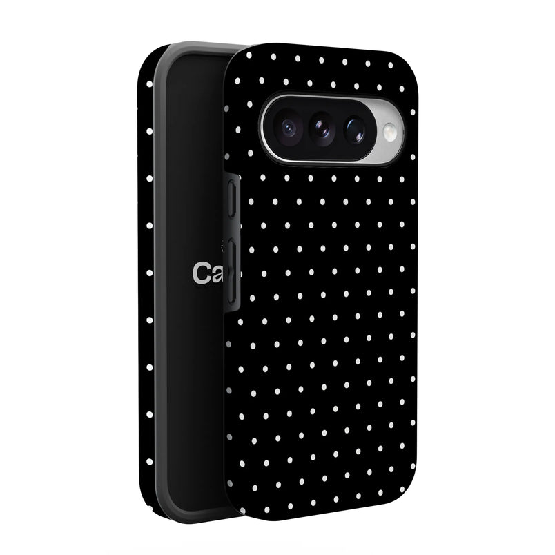 On the Dot | White Polka Dot Case