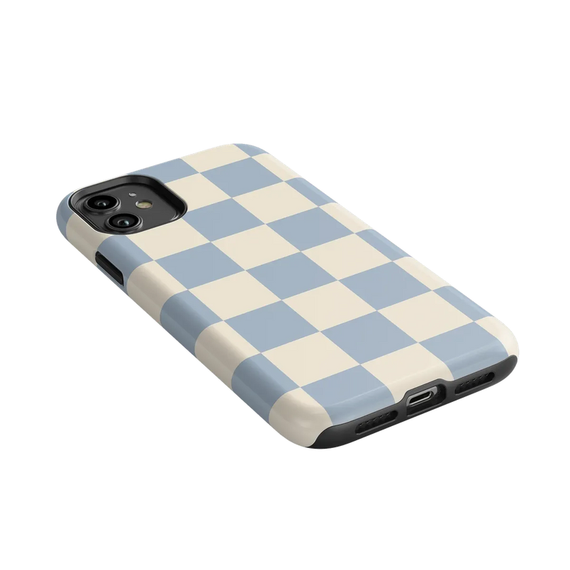 Fit Check | Light Blue Checkerboard Case