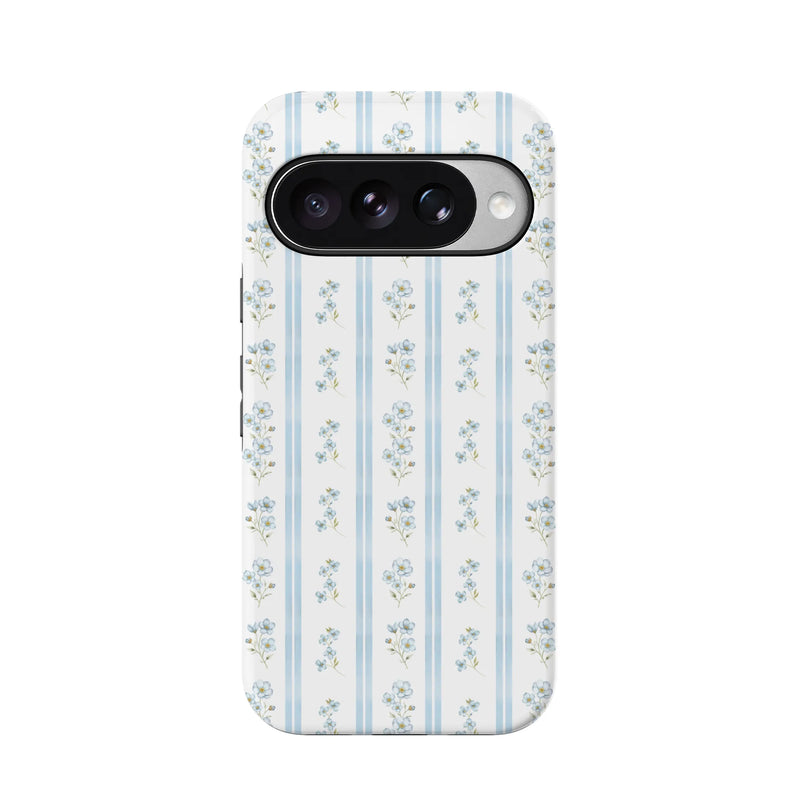 Cottage Stripe | Blue Floral Case