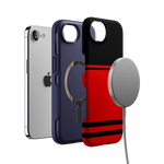 Storm Warning | Black & Red Stripes Case