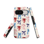 American Girlie | Red White & Blue Bows Case