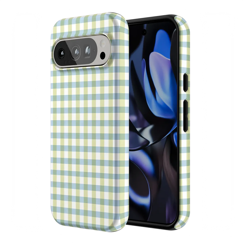 Pastel Picnic | Blue & Green Gingham Case