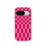 Vibe Check | Pink Checkerboard Case