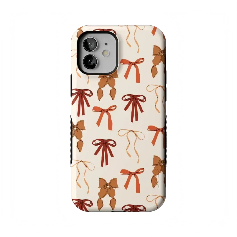 Fall Girlie | Pumpkin Spice Bows Case Phone Case get.casely Bold Flex + MagSafe® iPhone 12 Mini 