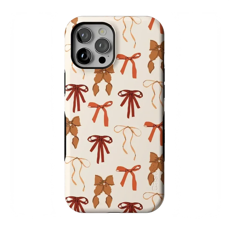 Fall Girlie | Pumpkin Spice Bows Case Phone Case get.casely Bold Flex + MagSafe® iPhone 12 Pro Max 