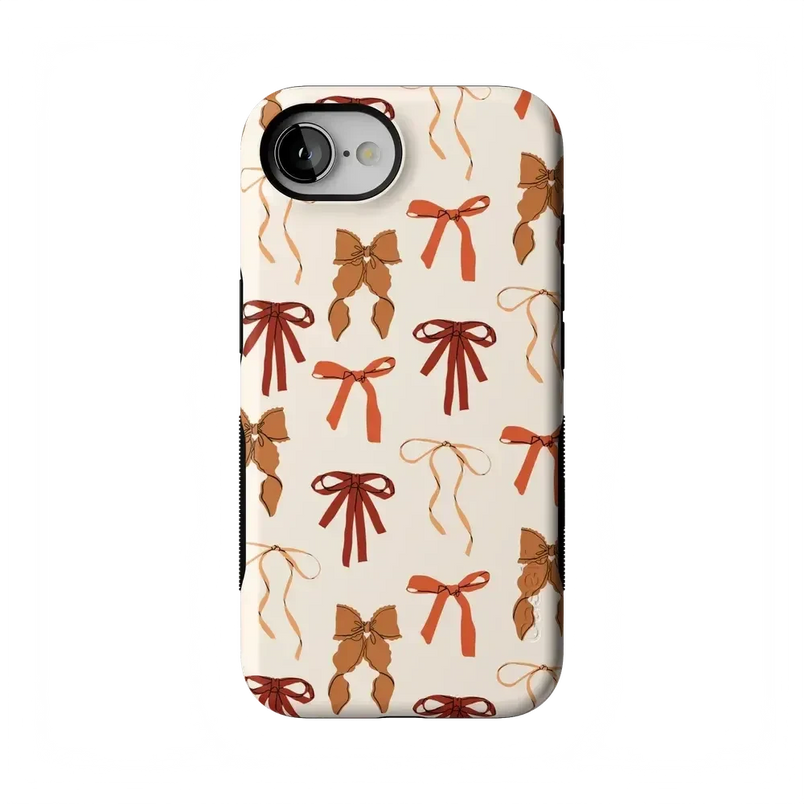 Fall Girlie | Pumpkin Spice Bows Case Phone Case get.casely Bold Flex + MagSafe® iPhone 17e 