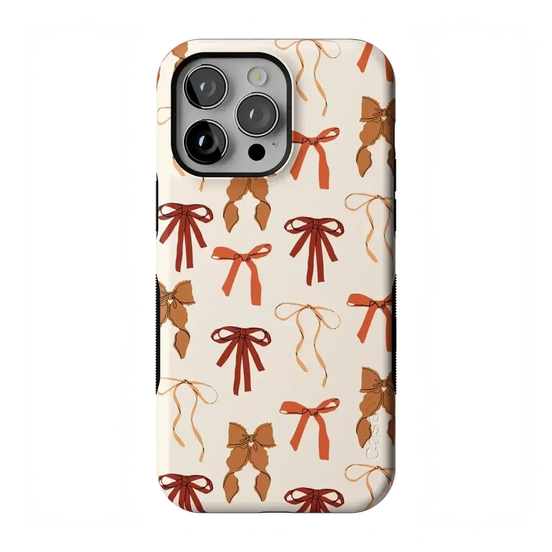 Fall Girlie | Pumpkin Spice Bows Case Phone Case get.casely Bold + MagSafe® iPhone 14 Pro Max 