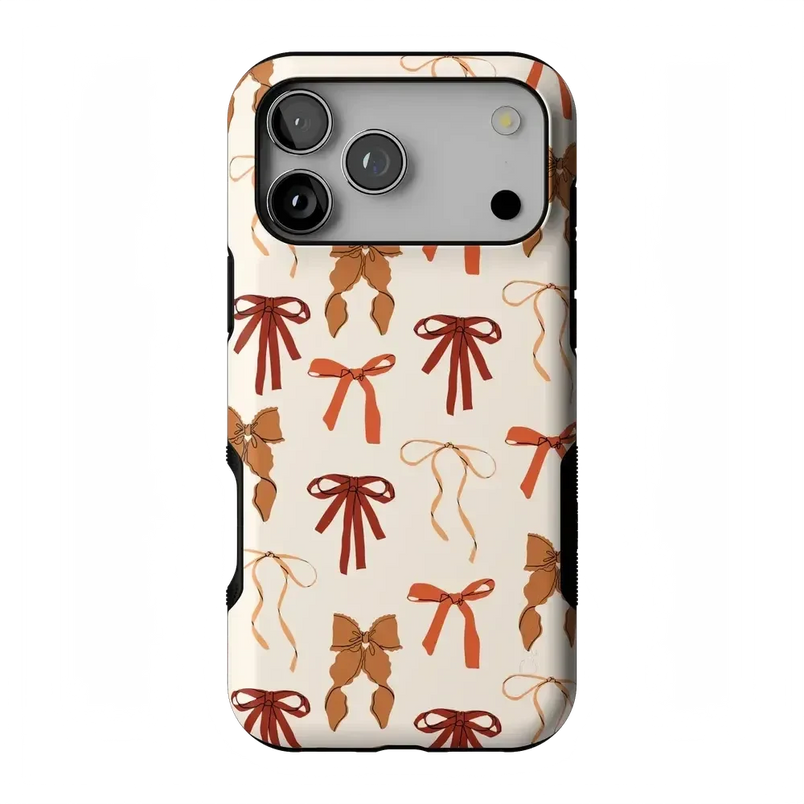 Fall Girlie | Pumpkin Spice Bows Case Phone Case get.casely Bold + MagSafe® iPhone 17 Pro Max 