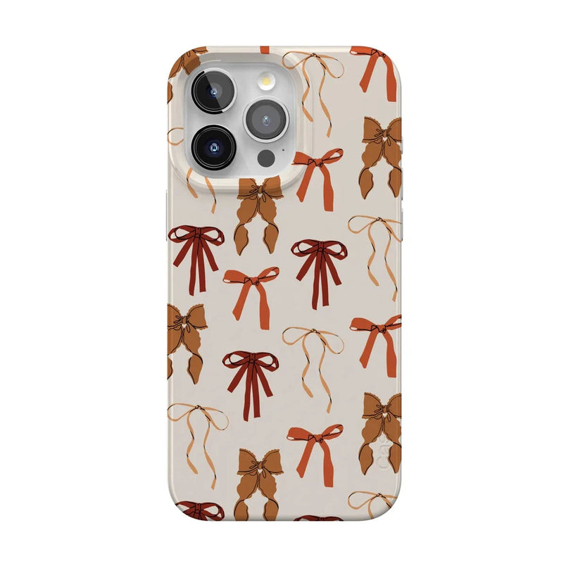 Fall Girlie | Pumpkin Spice Bows Case Phone Case get.casely Classic + MagSafe® iPhone 15 Pro Max 