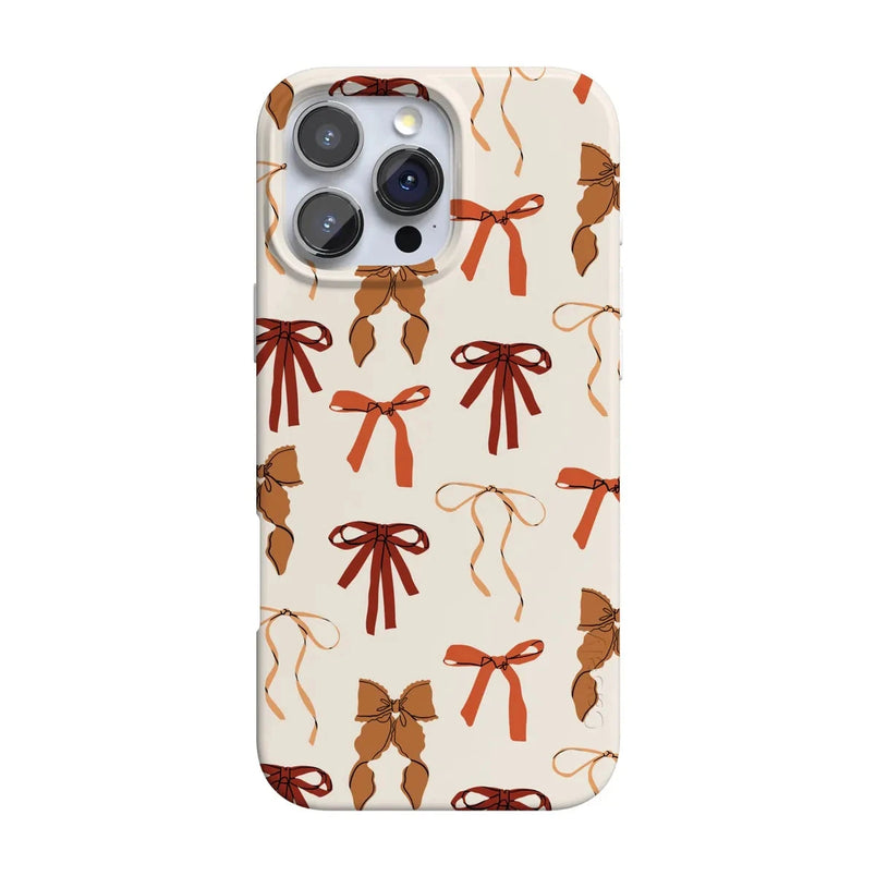 Fall Girlie | Pumpkin Spice Bows Case Phone Case get.casely Classic + MagSafe® iPhone 16 Pro Max 