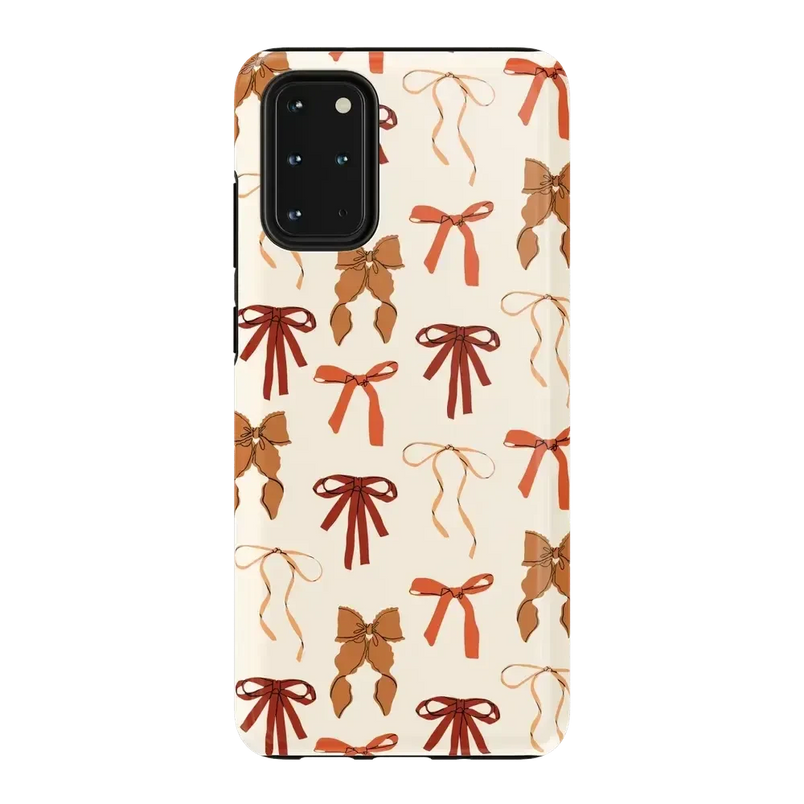Fall Girlie | Pumpkin Spice Bows Case Phone Case get.casely Essential Galaxy S20 Plus 