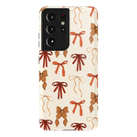 Fall Girlie | Pumpkin Spice Bows Case Phone Case get.casely Essential Galaxy S21 Ultra 
