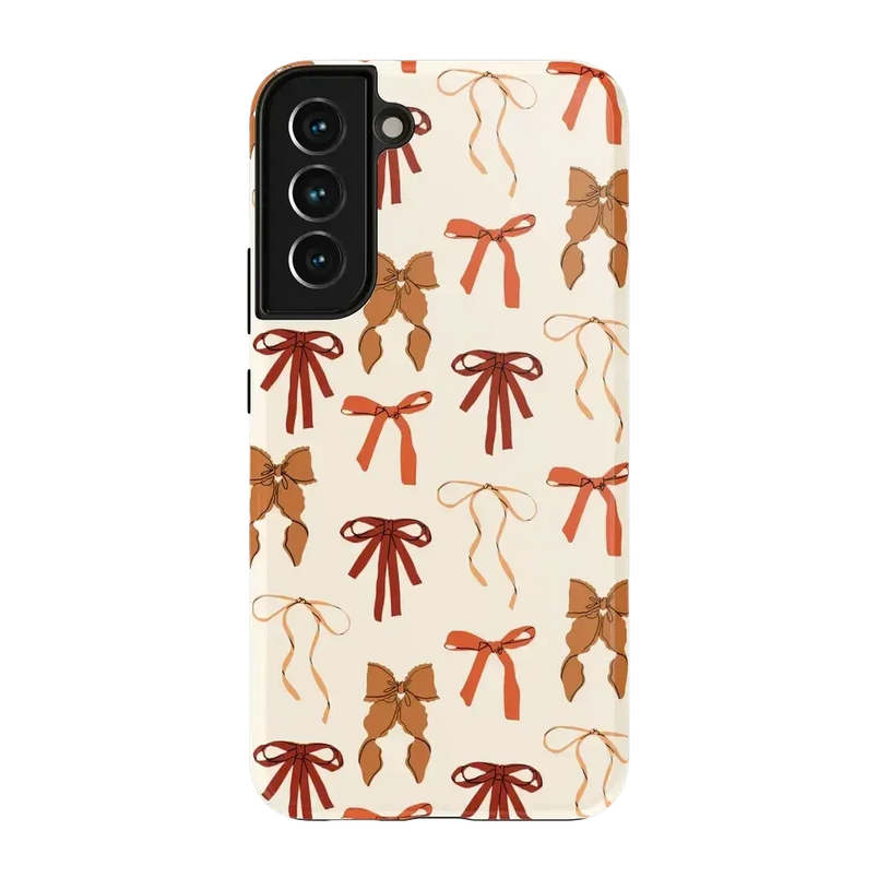 Fall Girlie | Pumpkin Spice Bows Case Phone Case get.casely Essential Galaxy S22 Plus 